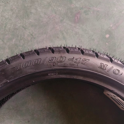 100/90-17 17 inch buisloze motorfietsband met rubbergehalte en 6pr/8pr Ply rating