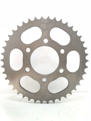 Deep Pattern Design Motorcycle Chain en Sprocket voor de Nigeriaanse motorfietsindustrie