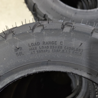 6pr/8pr Zwarte 3,50-10 motorfietsband met één ISO9001 CCC DOT E-MARK binnen uw budget