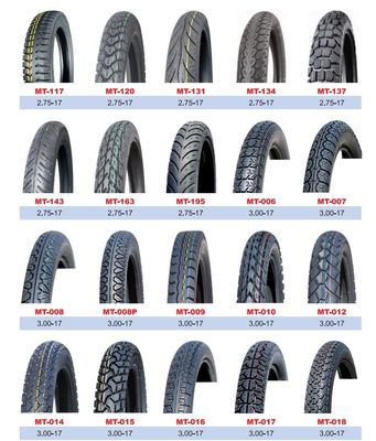 Duurzame 17 inch 3.00-17 2.75-17 motorfietsbuisloze band voor stabiel en soepel rijden