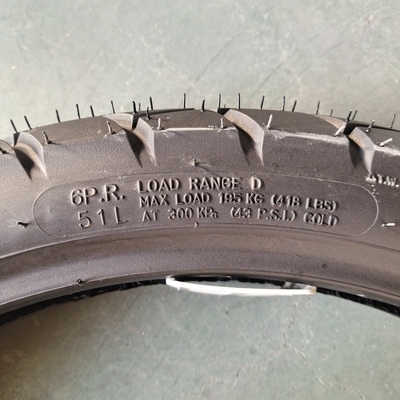 Verkoop Motorfietsbandbandband 90/90-18 met 6pr/8pr Ply Rating Natrual Rubber