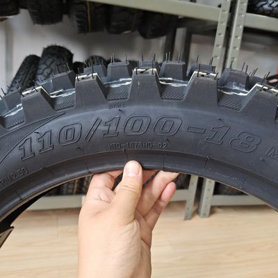 MOTOCROSS 110100-18 Motorfietsband met grondstof natuur rubber staal nylon