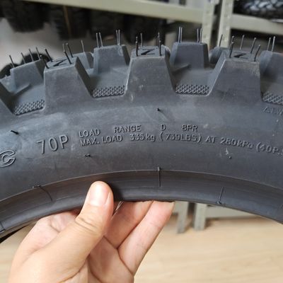 MOTOCROSS 110100-18 Motorfietsband met grondstof natuur rubber staal nylon