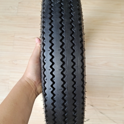 Sawtooth Vintage Motorcycle Tire Tire 5.00-16 4.50-18 met Natrual Rubber in Qingdao