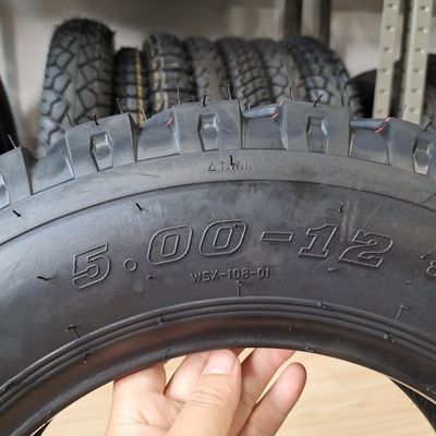 Tubetype/tubeless motorfietsbanden 5.00-12 met 35%-55% rubbergehalte en betaalbaar