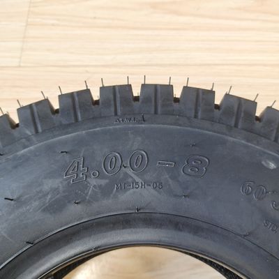 OEM Acceptabel 4.00-8 Motorfietsband voor Egypte Scooterband in zwart