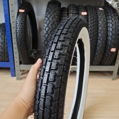 35% tot 55% rubbergehalte Witte wandband 2.75-16 voor de Europese markt