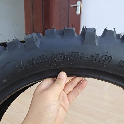 Offroad motorfietsband 140/80-18 met zwart ontwerp en 6PR/8PR Ply Rating