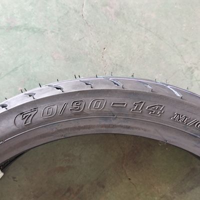 70/90-14 Motorfietsbanden met een natuurlijke rubberen behuizing van een professionele fabrikant