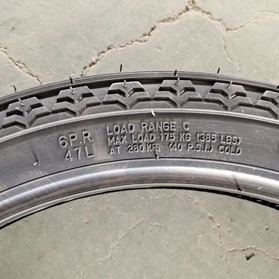 Sawtooth Vintage motorfietsband 2.75-17 met natuur rubber staal nylon materiaal