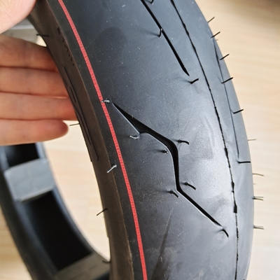 35% tot 55% rubbergehalte Motorfietsband 90/90-12 voor tweewielfiets scooter Pneu De Moto