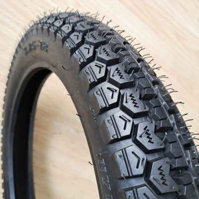 3.25-18 Motorfietsbanden zwart tubeless van met grondstof natuur rubber staal nylon