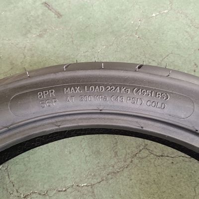 90/90-17 Motorfietsband met natuur rubber staal nylon grondstof