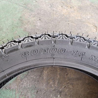 80/100-14 14 inch buisloze motorfietsband gemaakt van natrual rubber en acceptabel OEM