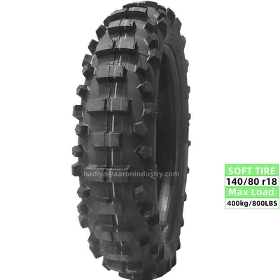 Hoog laadvermogen 140/80-18 140/80/18 140 80 18 Off road zachte rubberen motorfietsband