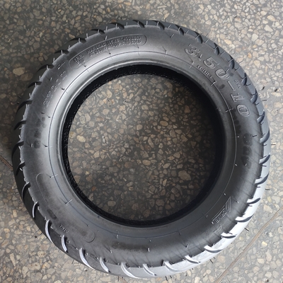 35% tot 45% rubbergehalte Motorfietsbuisloze band 3.50-10 350 10 met duurzaam materiaal