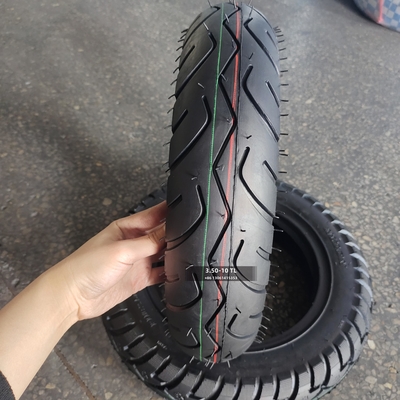 35% tot 45% rubbergehalte Motorfietsbuisloze band 3.50-10 350 10 met duurzaam materiaal