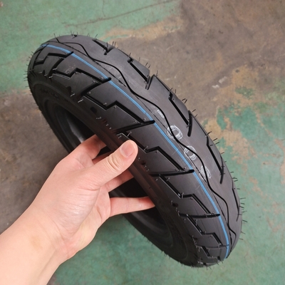 Tubeless motorfietsband 3.50-10 3.00-10 met natuur rubber staal nylon grondstof