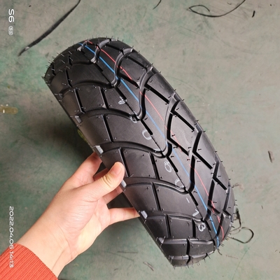 130/60-13 TL Rubberen buisloze motorfietsband met bandenhoes en rubbergehalte van 35%-55%