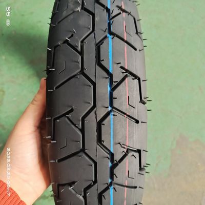 10 inch motorfietsband 110/90-10 6 Ply Rate met zwart rubber en 35%-55% rubbergehalte