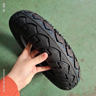 Motorfietsbuisloze band 3.50-10 met zwarte kleur en natuurrubber