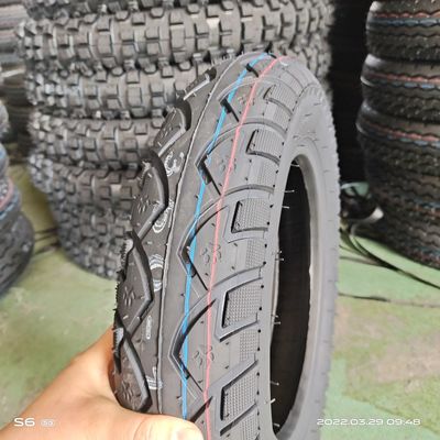 Motorfietsbuisloze band 3.50-10 met zwarte kleur en natuurrubber