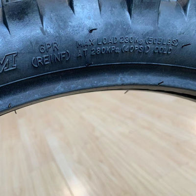 Verbod Motor 80/100 21 Motorfietsband met en 35%-55% rubbergehalte in Qingdao Port