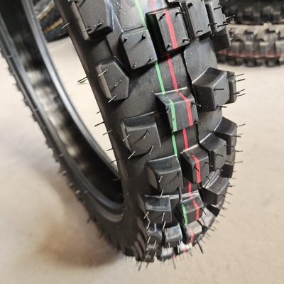 Direct natrual rubber nylon buisloze motorfietsband 4.10-18 voor motorwielen en -banden