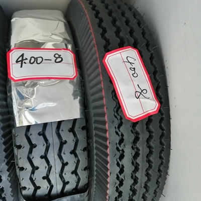 Hoge duurzaamheid Bajaj driewielerbanden 400-8 4.00-8 met 3 kg laadvermogen
