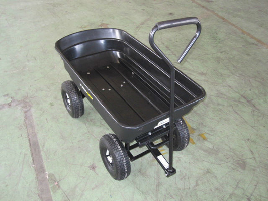 Zwarte pneumatische tuinwagen wielen 3.50-8 4.00-8 voor een soepele en gemakkelijke beweging