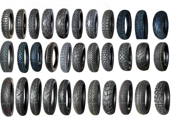 Op maat gemaakte 17 inch motorfietsrubberbanden MT043 TT/TL Ontworpen voor vervanging/reparatie