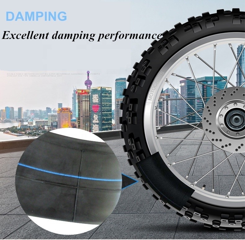 500% verlenging en 10,5 MPA treksterkte Motorfietsband 90/90-19 voor prestaties