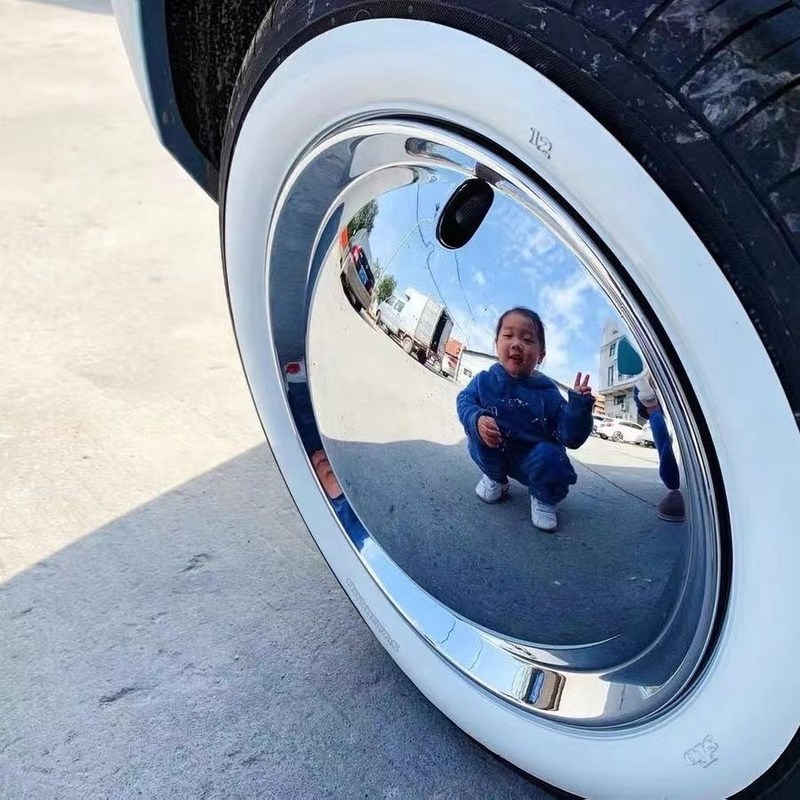 Verbeter je 12-17 inch Forgefit Tri Clamp Gasret Inserts met witte zijwielbanden