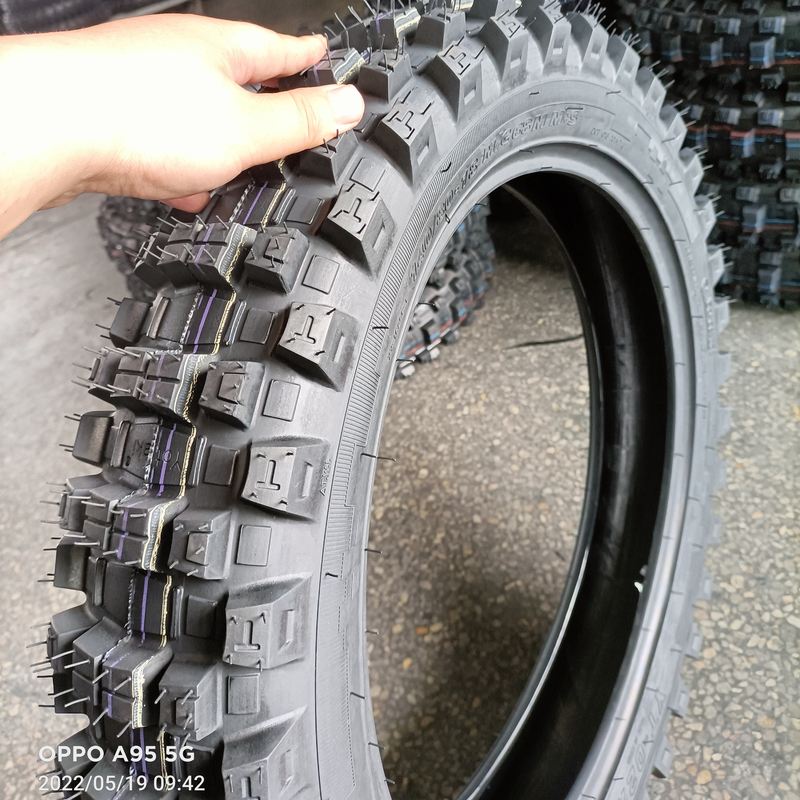 45% rubbergehalte zachte off-road motorfietsband 140/80-18