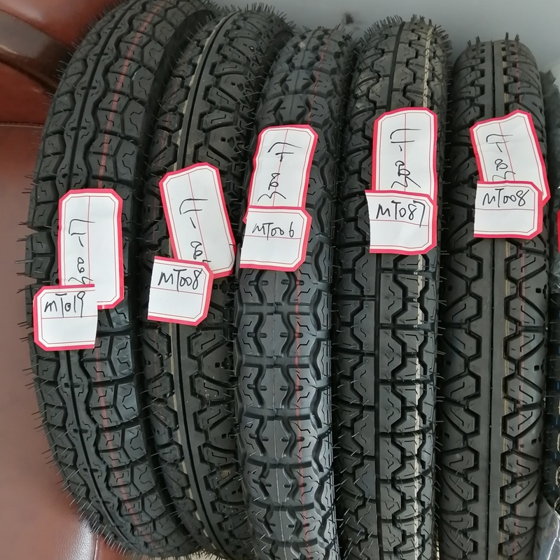 35% tot 55% rubbergehalte Motorfietsband 3.00-17 voor buisloze verkoop op motorfietsen