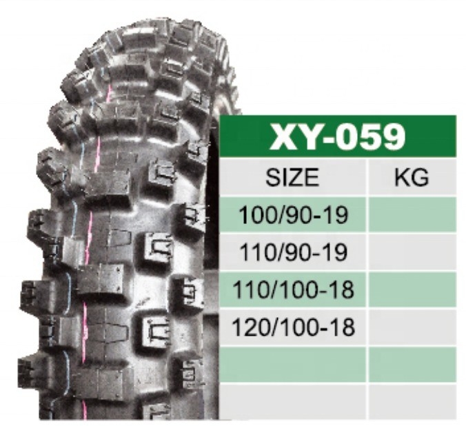 Eigen 110/100-18 110/90-19 100/90-19 140/80-18 120/100-18 100/90-18 Rubberen motorfietsband